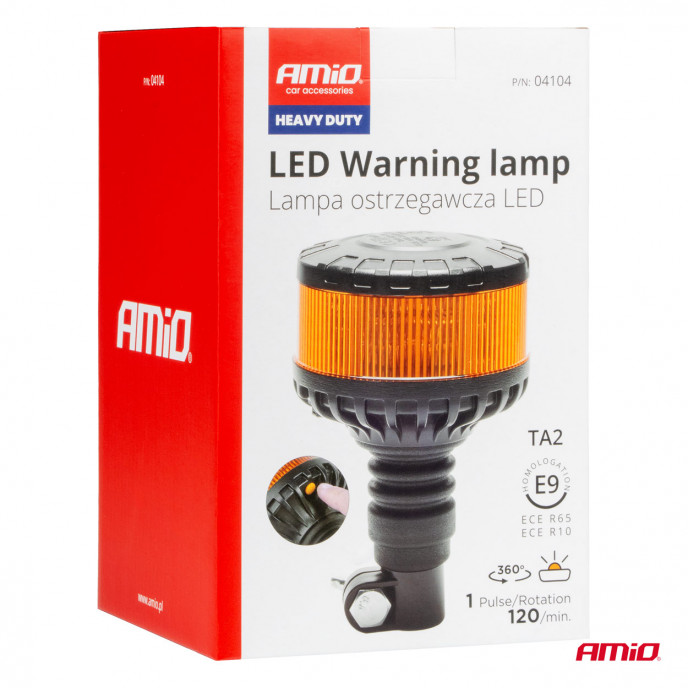 LED Waarschuwingslamp heavy duty W28P 12V 24V AMIO-04104