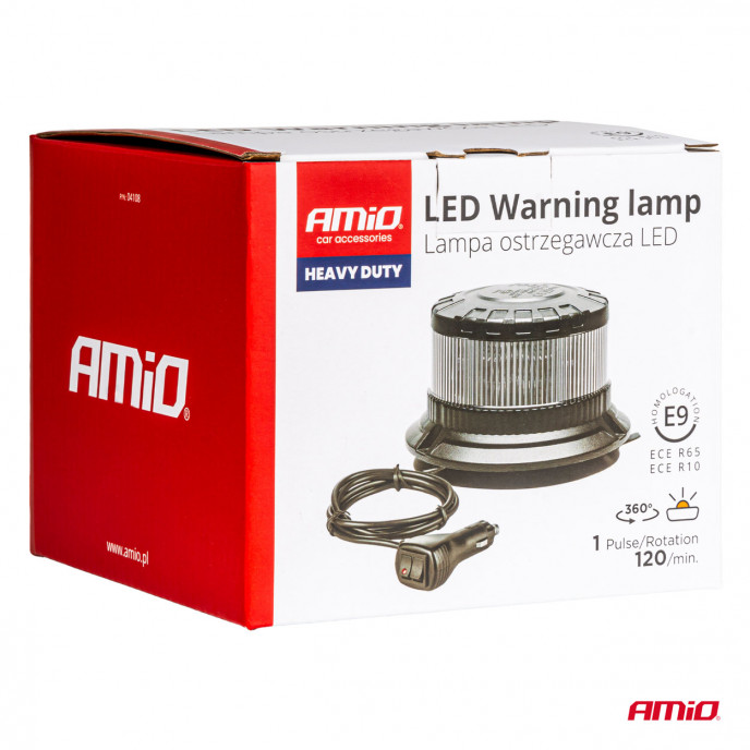 LED Waarschuwingslamp heavy duty W28M 12V 24V AMIO-04108