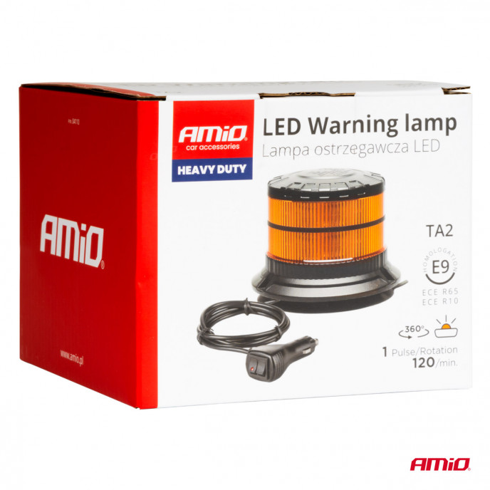 LED Waarschuwingslamp heavy duty W29M 12V 24V AMIO-04110