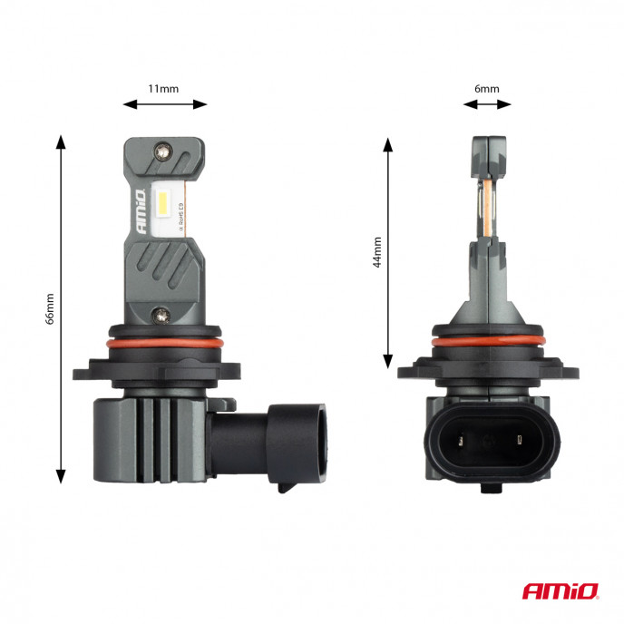 LED Koplampen Hybride serie HB4 9006 6000K Canbus 60W AMIO-04118