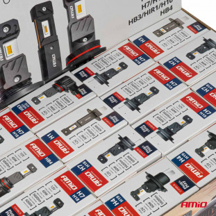 LED Koplampen Hybride serie H1 H3 H4 H7 HB3 HB4 6000K Canbus 16 sets AMIO-04120