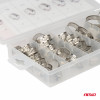 RVS schroefklemmen set 34-delig AMIO-04125