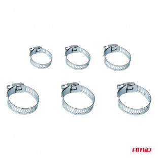 Stalen schroefklemmen set 34-delig AMIO-04126