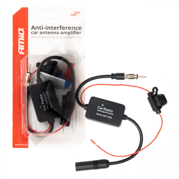 Anti-interference car antenna amplifier 12V