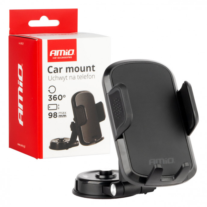 Draaibare telefoonhouder op het dashboard 360° AMIO-04137