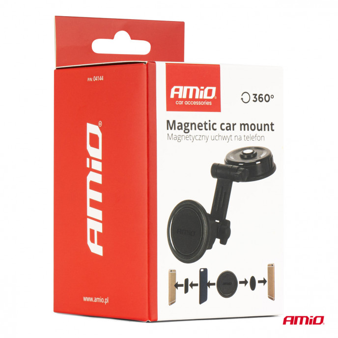 Magnetische draaibare dashboardhouder 360° AMiO-04144