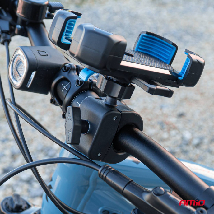 Fiets motorycle scooter roterende telefoonhouder 360° AMiO-04146