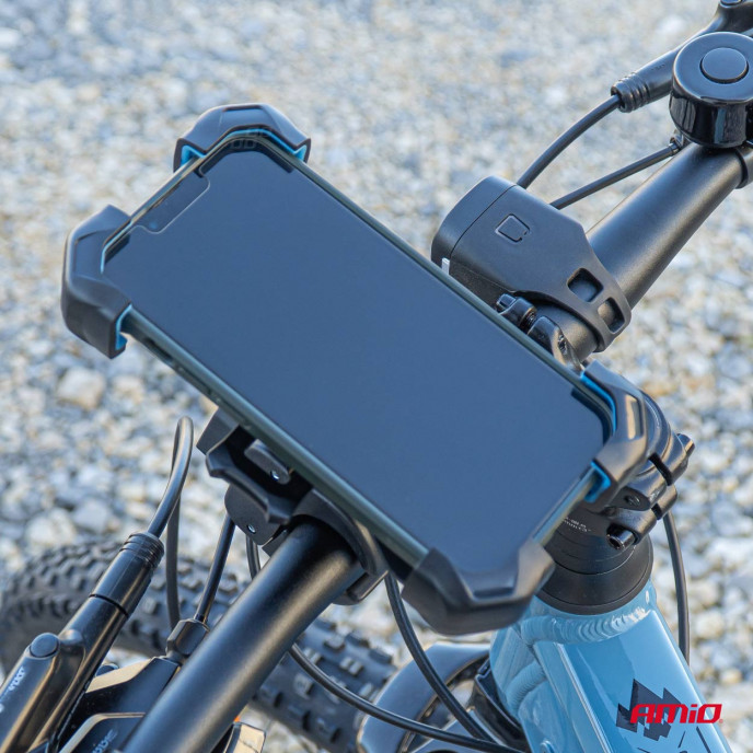 Fiets motorycle scooter roterende telefoonhouder 360° AMiO-04146