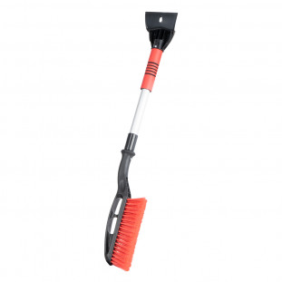 Telescopische sneeuwborstel met ijsschraper 75cm-94cm