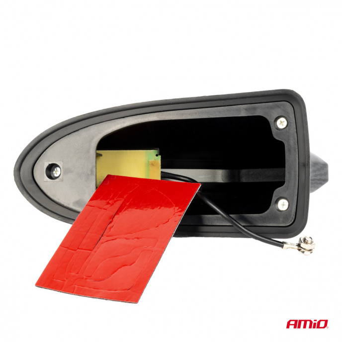 Shark fin car antenna carbon