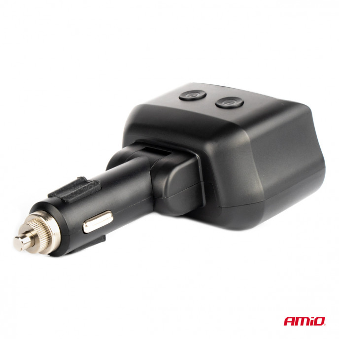 Dubbel Verlengstopcontact 2xUSB 1xUSB C 12/24V max 200W AMIO-04173
