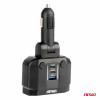 Dubbel Verlengstuk PD30W PD20W QC3.0 12/24V max 200W AMIO-04174