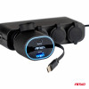 Snelle autolader 3.0 met 30W C intrekbare kabel PD20W AMIO-04176