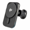 Snelle magnetische draadloze ventilatieopening dashboard autolader Qi2 15W AMIO-04179