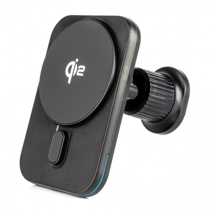 Snelle magnetische draadloze ventilatieopening dashboard autolader Qi2 15W AMIO-04179
