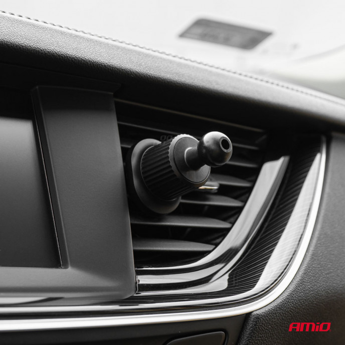 Snelle magnetische draadloze ventilatieopening dashboard autolader Qi2 15W AMIO-04179