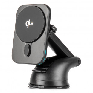Snelle magnetische draadloze raamdashboard autolader Qi2 15W AMIO-04181