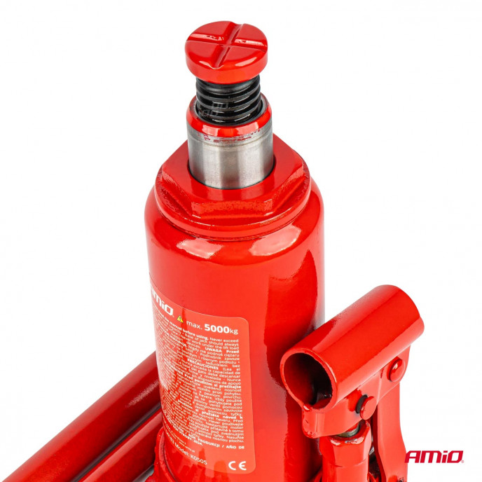 Fles hydraulische krik 5T PVC doos AMIO-04183