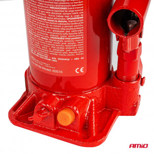 Fles hydraulische krik 10T PVC doos AMIO-04184