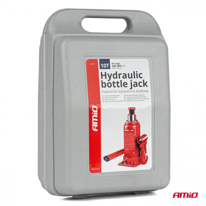 Fles hydraulische krik 10T PVC doos AMIO-04184