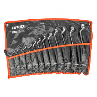 Gebogen ringsleutelset 6-32 mm 12-delig AMIO-04197