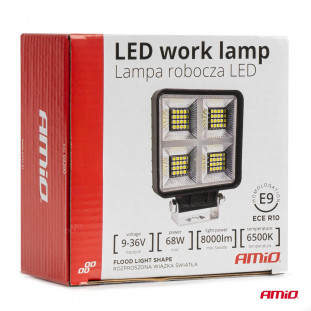 Werklamp AWL59 68W 6500K 8000lm 9-36V AMIO-04200