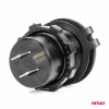 Waterdichte telefoonoplader ,schakelaar RODE LED-indicator Digitale voltomtr USB+USB C QC3.0 12/24V