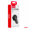 Autolader QC+PD 20W USB-A + USB-C AMIO-04282