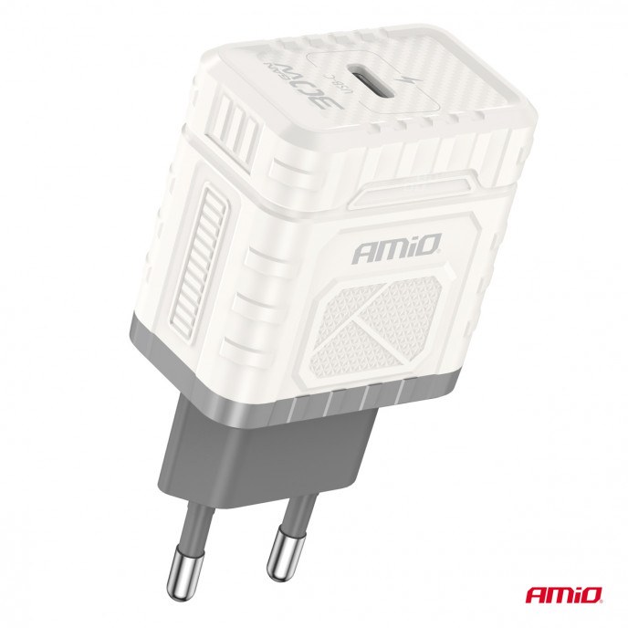 Wandlader Quick Charge GaN PD 30W USB-C AMIO-04285