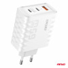 Wandlader Quick Charge 65W USB-A + 2xUSB-C AMIO-04289