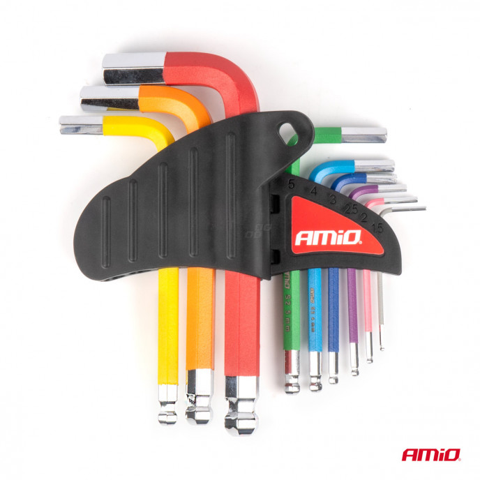 Imbus inbussleutels S2 9-delig AMIO-04298