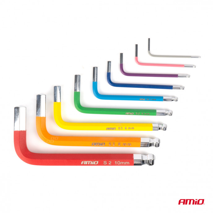 Imbus inbussleutels S2 9-delig AMIO-04298