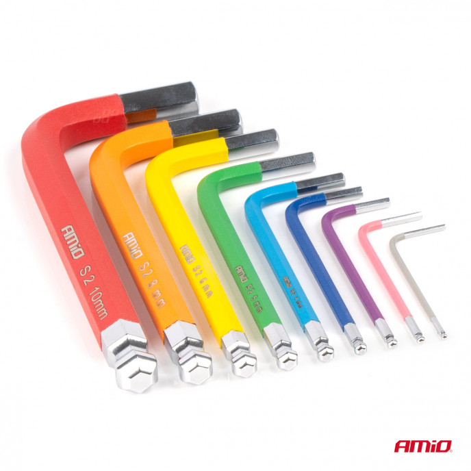 Imbus inbussleutels S2 9-delig AMIO-04298