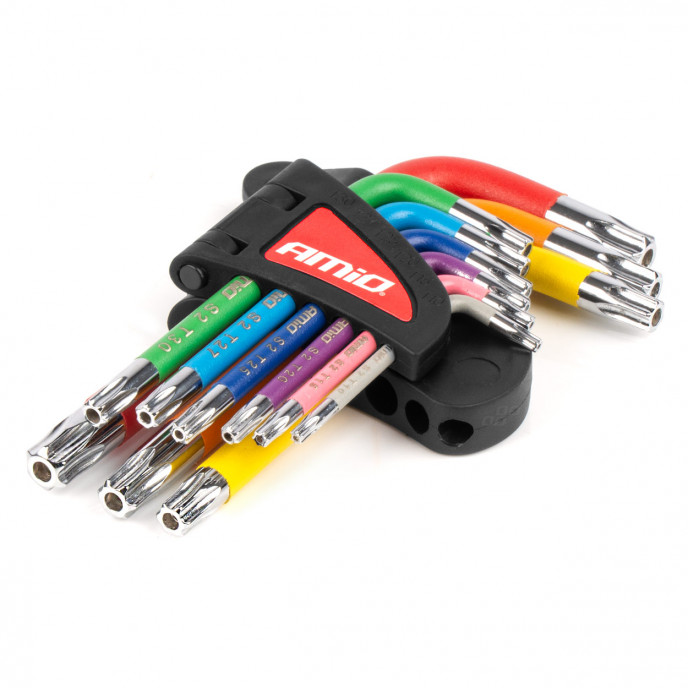 Torx sleutels S2 9st AMIO-04300