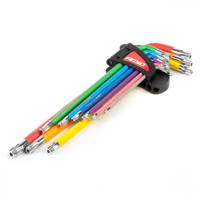Torx sleutels S2 9st AMIO-04301