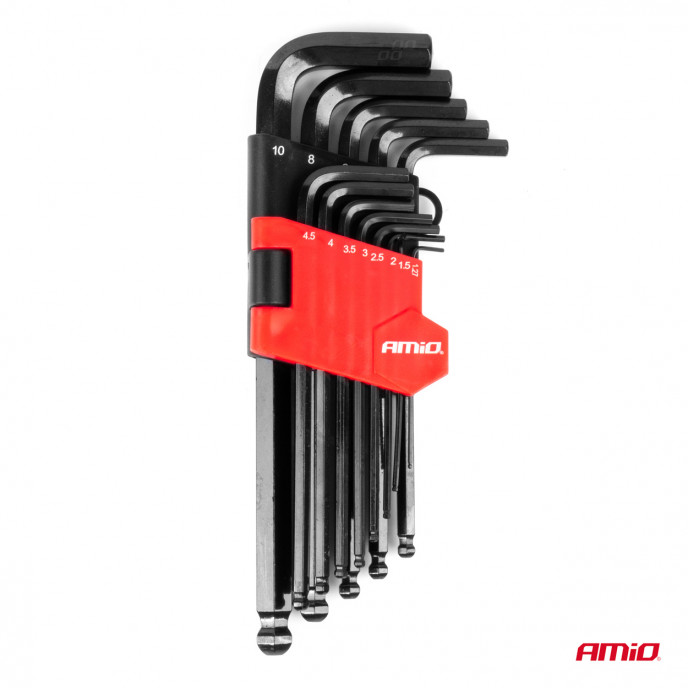 Imbus inbussleutels CRV zwart 13st AMIO-04304