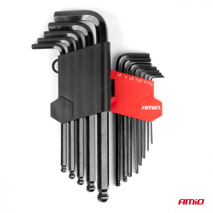 Imbus inbussleutels CRV zwart 13st AMIO-04304