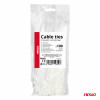Witte kabelbinders 4,8×200mm 100 stuks AMIO-04310