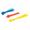 Meerkleurige kunststof kabelbinders set van 60 stuks. AMIO-04313