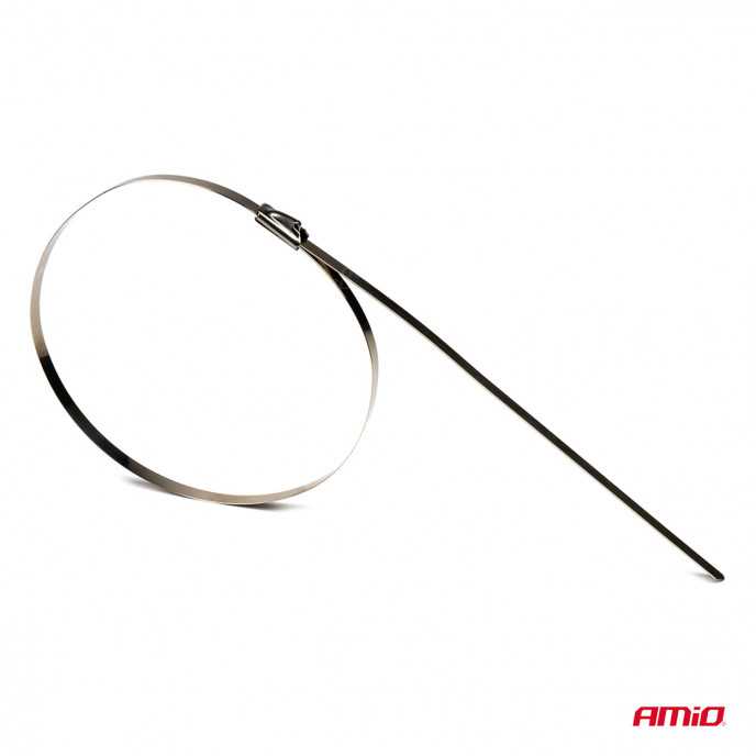 RVS metalen klemmen 4.6x250mm 100 stuks AMIO-04322