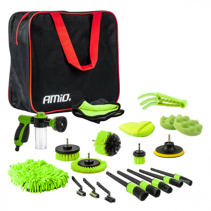 Auto detaillering en schoonmaak set AMIO-04330