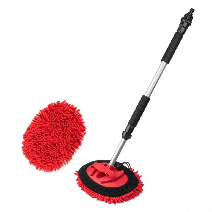 Chenille telescopische doorstroomborstel 67-100cm AMIO-04342