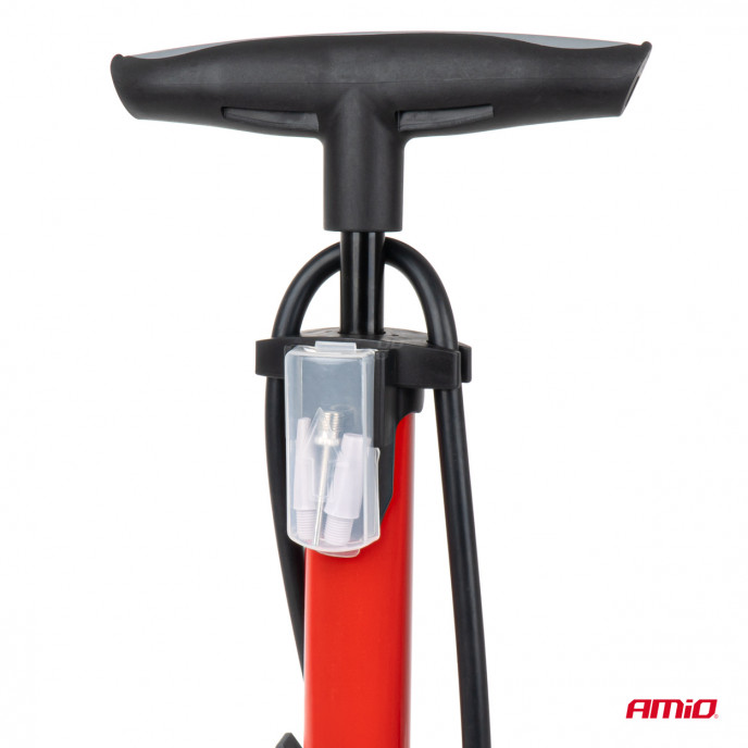 Metalen handpomp met manometer MINI PU08 AMIO-04343