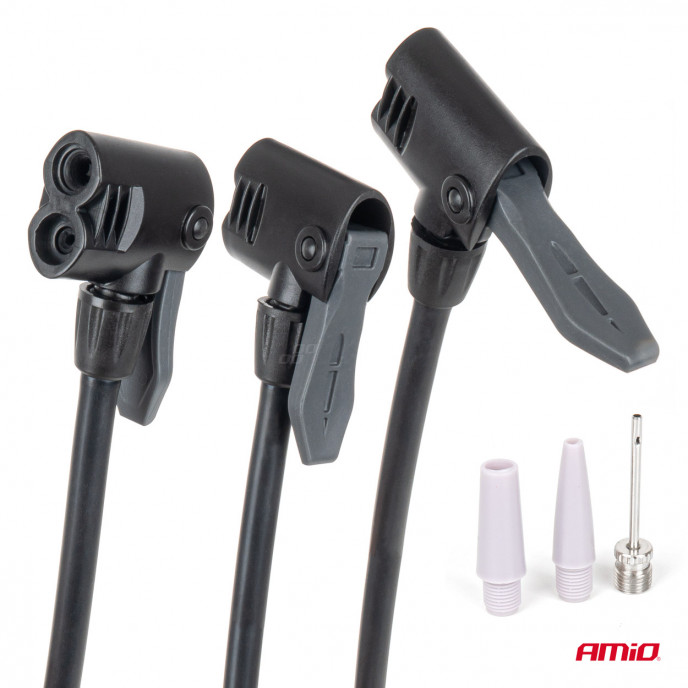 Metalen handpomp met manometer MINI PU08 AMIO-04343