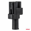 Stekker- en stopcontactset 1 PIN 2,2 mm AMIO-04345