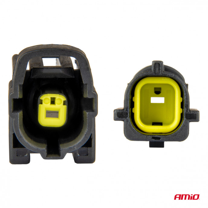 Stekker- en stopcontactset 1 PIN 2,2 mm AMIO-04345