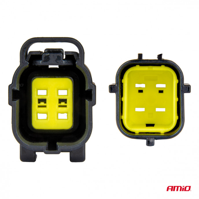 Connector stekker en stopcontact set 4 PIN 2.2mm AMIO-04348