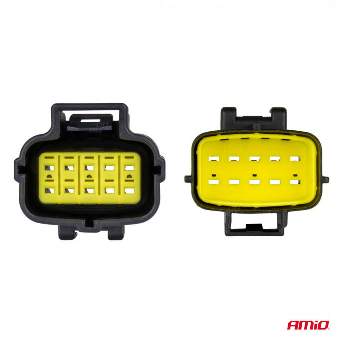 Stekker- en stopcontactset 10 PIN 2,2 mm AMIO-04351