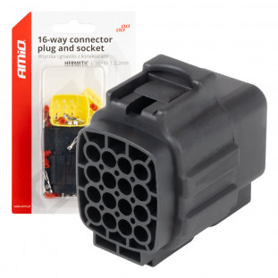 Stekker- en stopcontactset 16 PIN 2,2 mm AMIO-04353