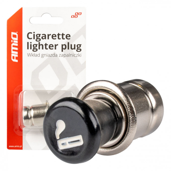 Steek de stekker in de sigarettenaansteker 12V AMIO-04356